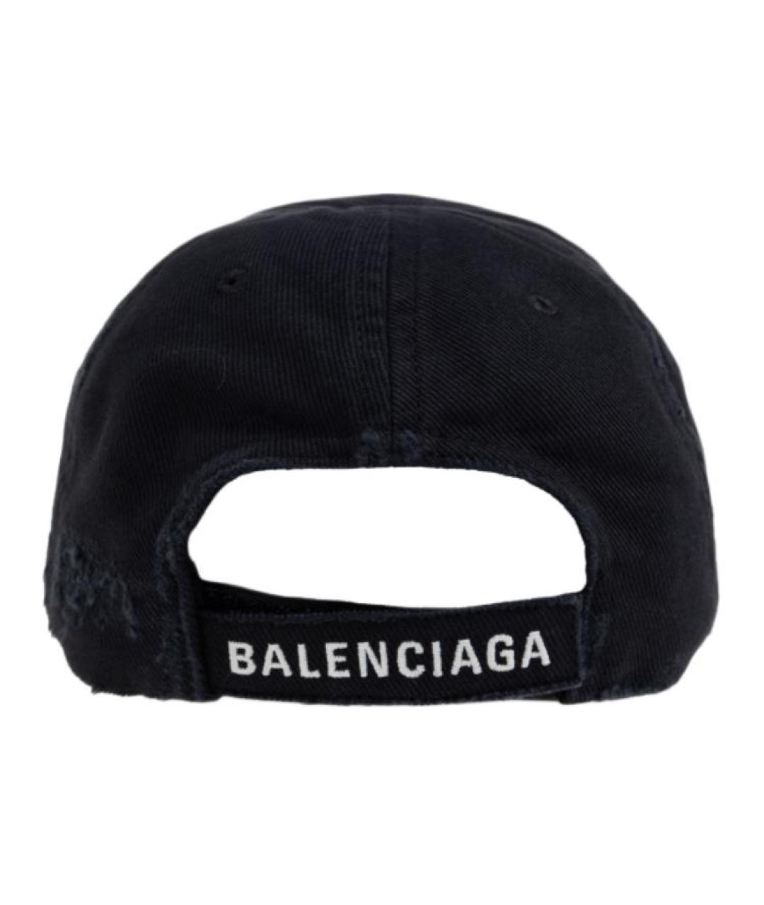 BALENCIAGA Черная кепка, фото 2