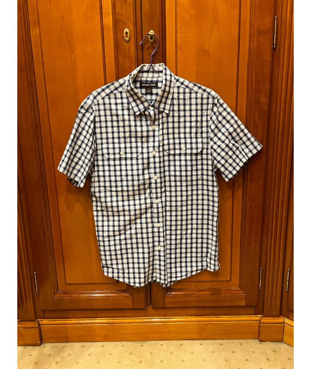 MICHAEL KORS Мульти хлопковая кэжуал рубашка, фото 6