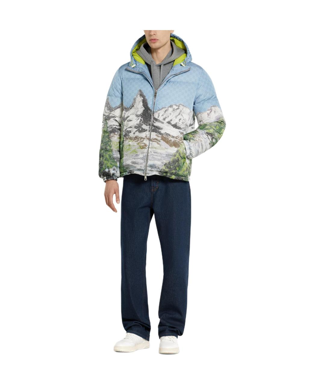 GUCCI Мульти пуховик, фото 2