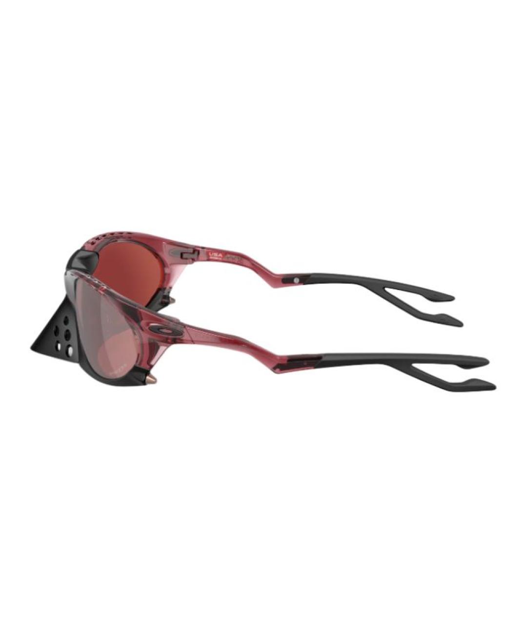 OAKLEY Красные пластиковые солнцезащитные очки, фото 3