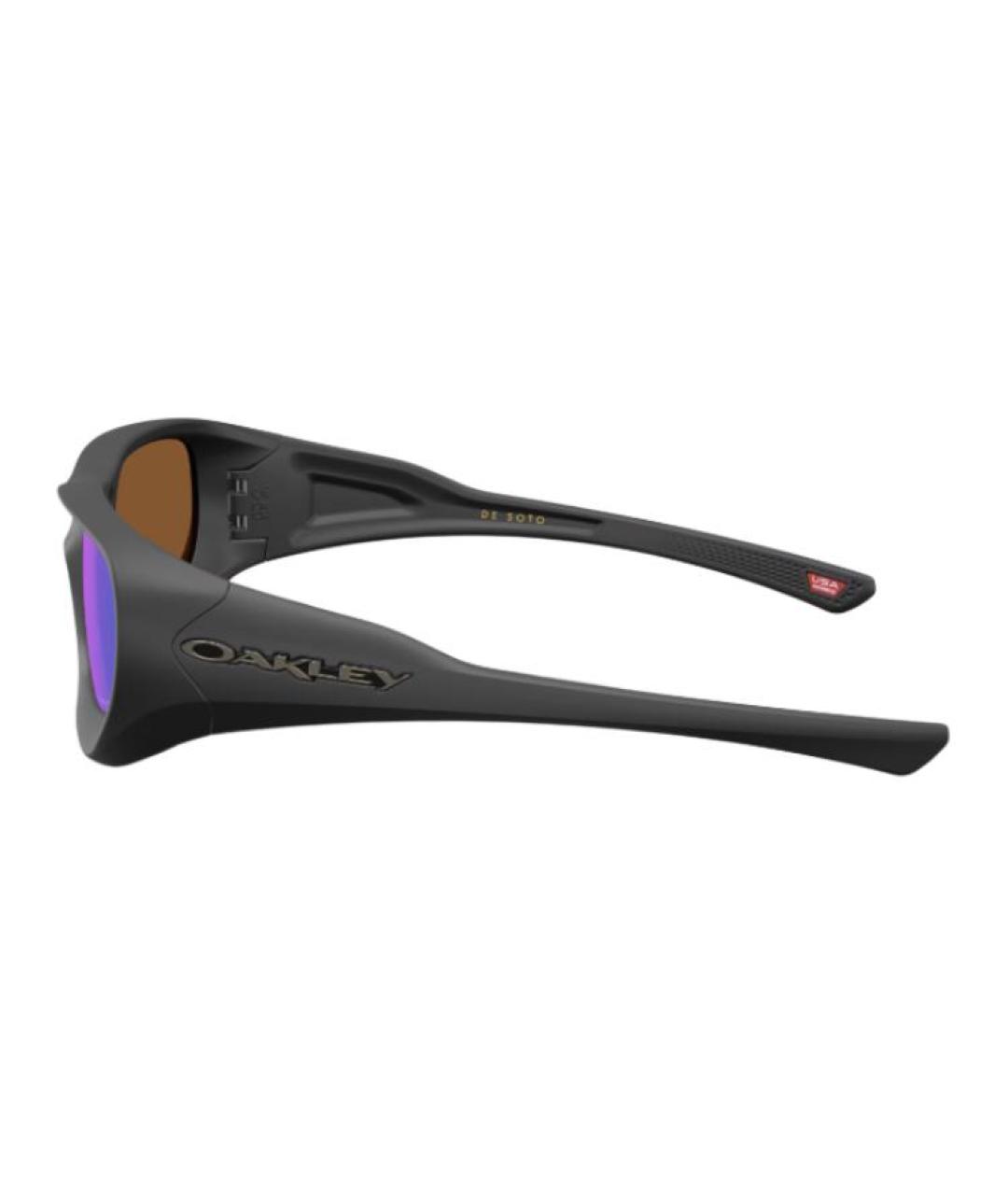 OAKLEY Черные пластиковые солнцезащитные очки, фото 3
