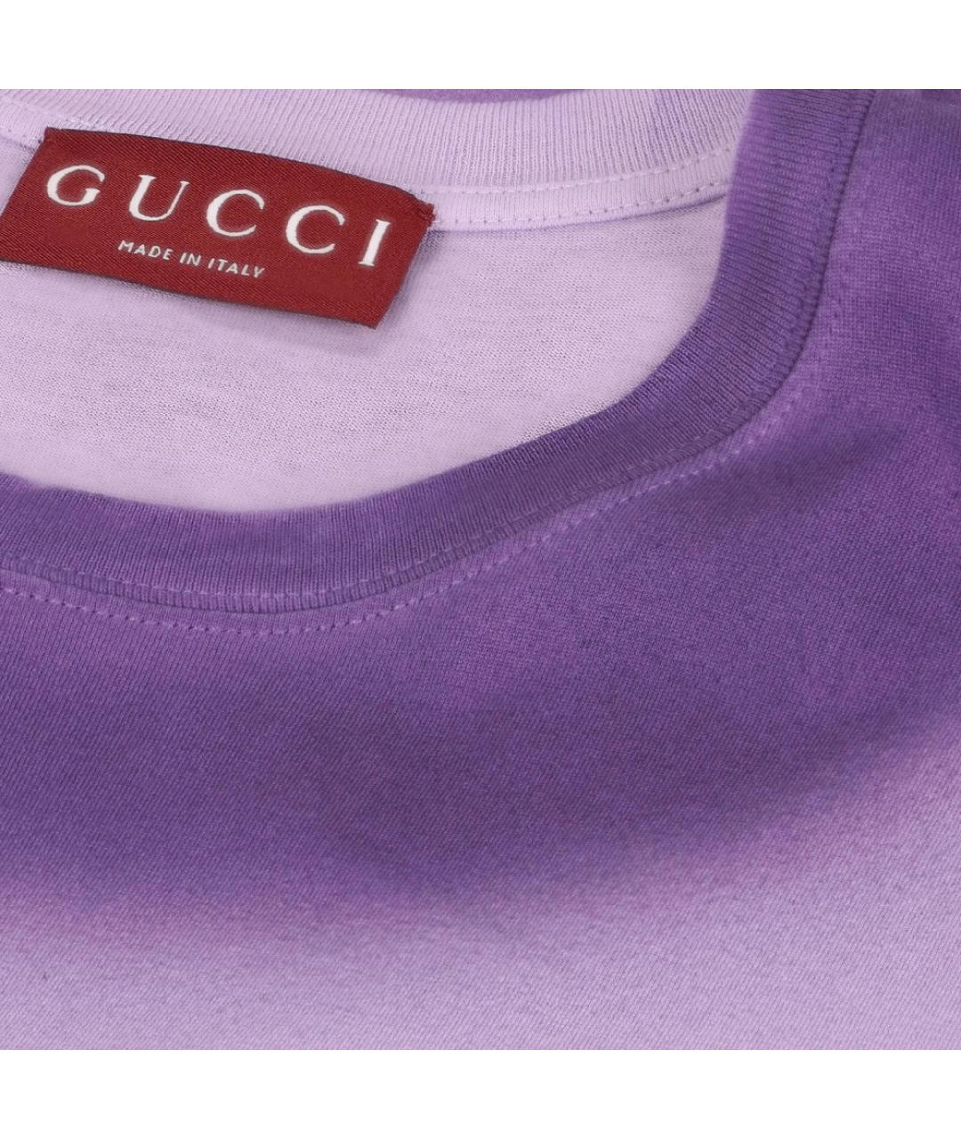 GUCCI Фиолетовая футболка, фото 5