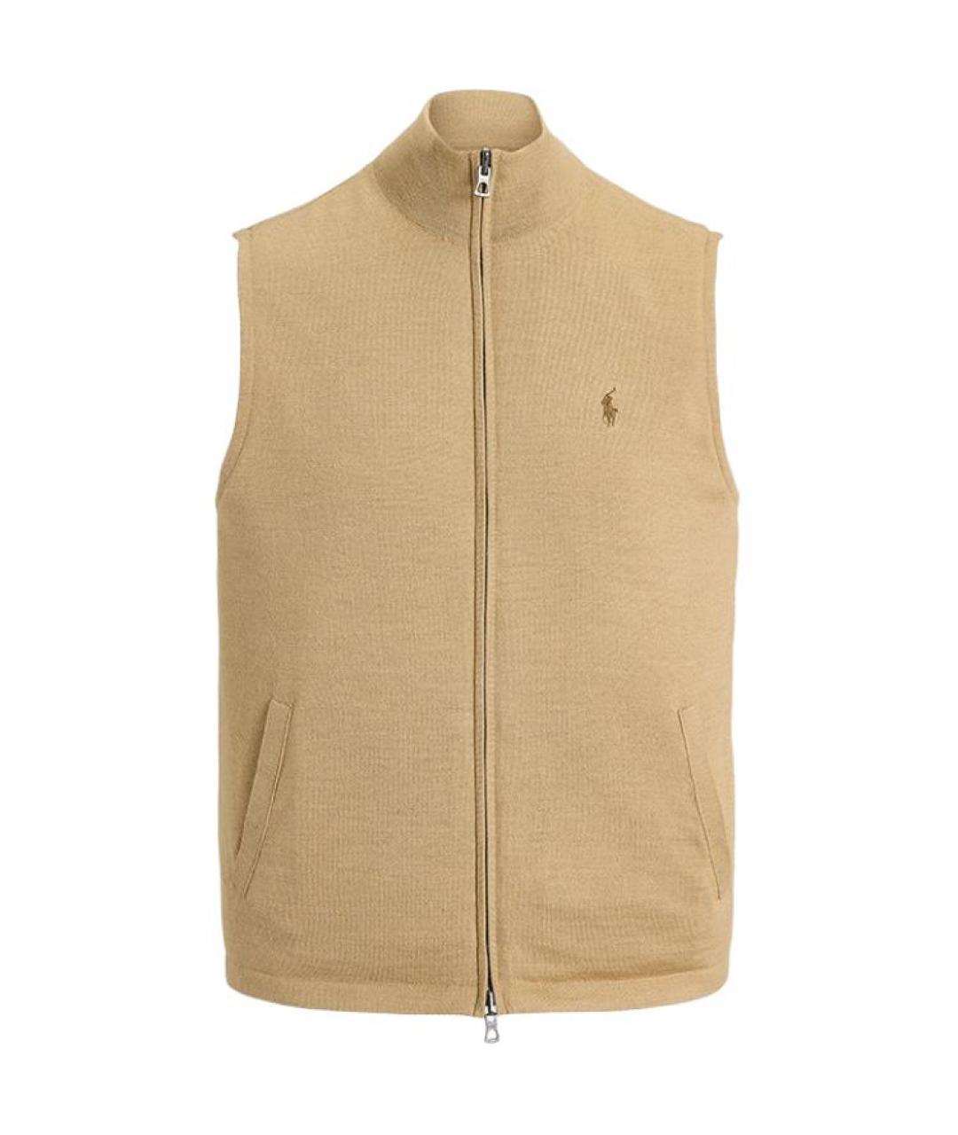 POLO RALPH LAUREN Бежевый жилет, фото 1