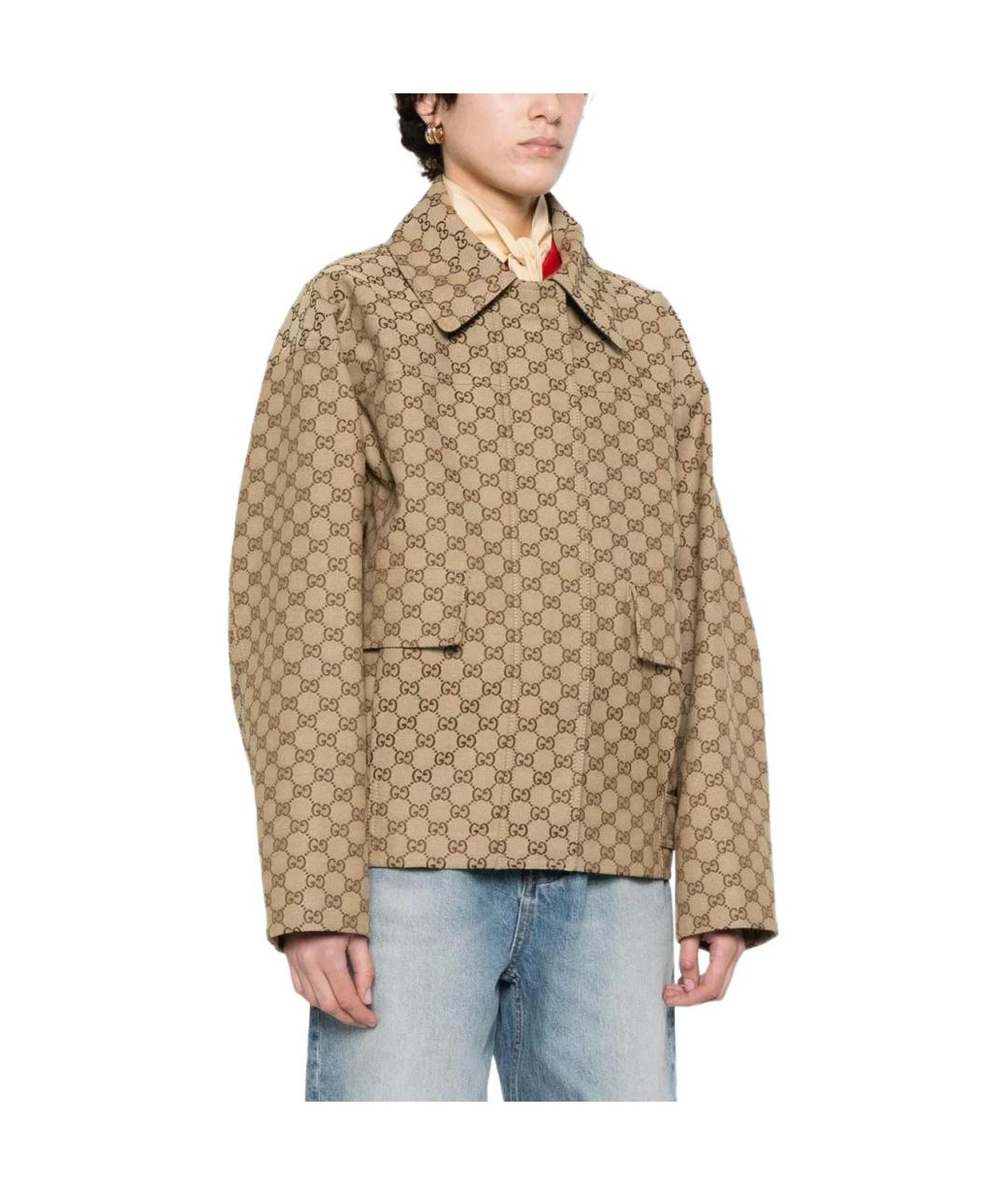 GUCCI Коричневая куртка, фото 4