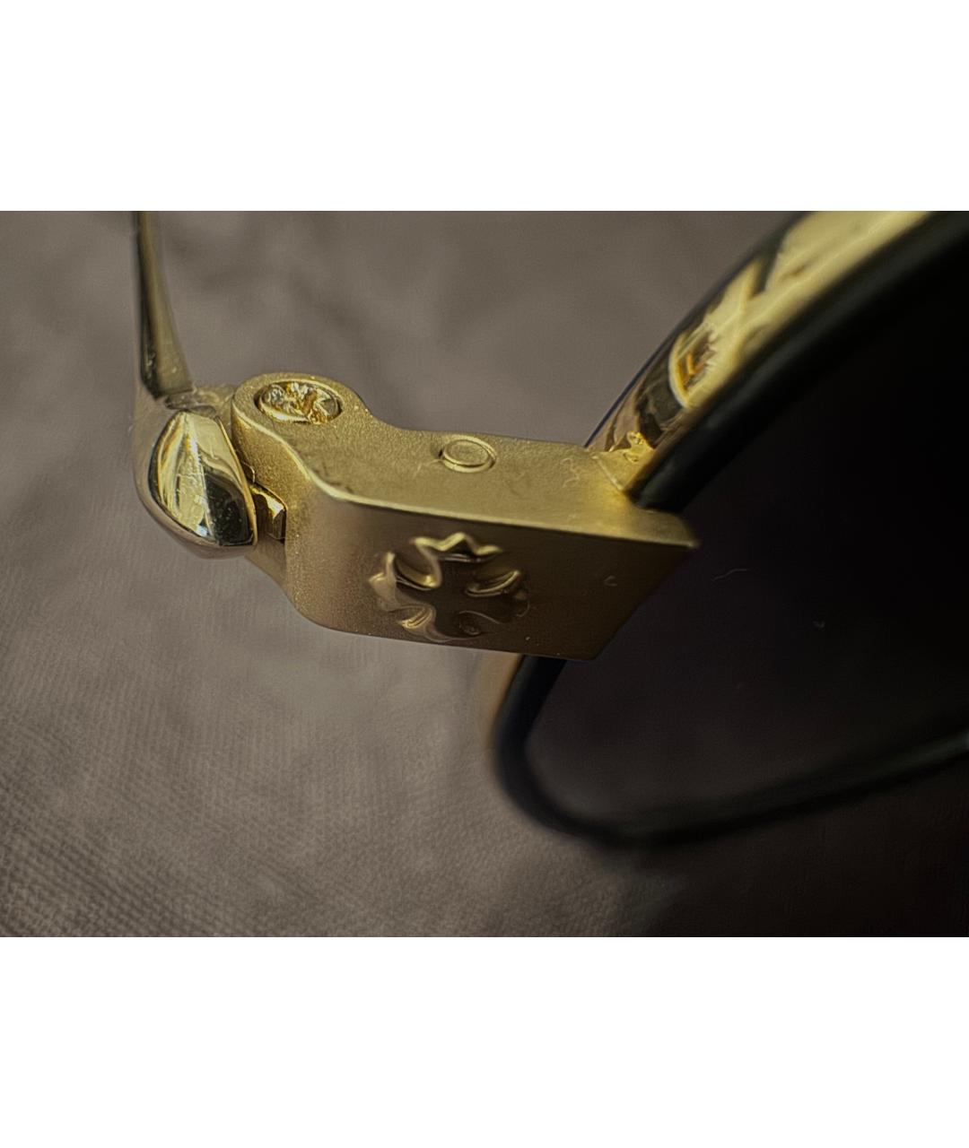 CHROME HEARTS Синие металлические солнцезащитные очки, фото 4