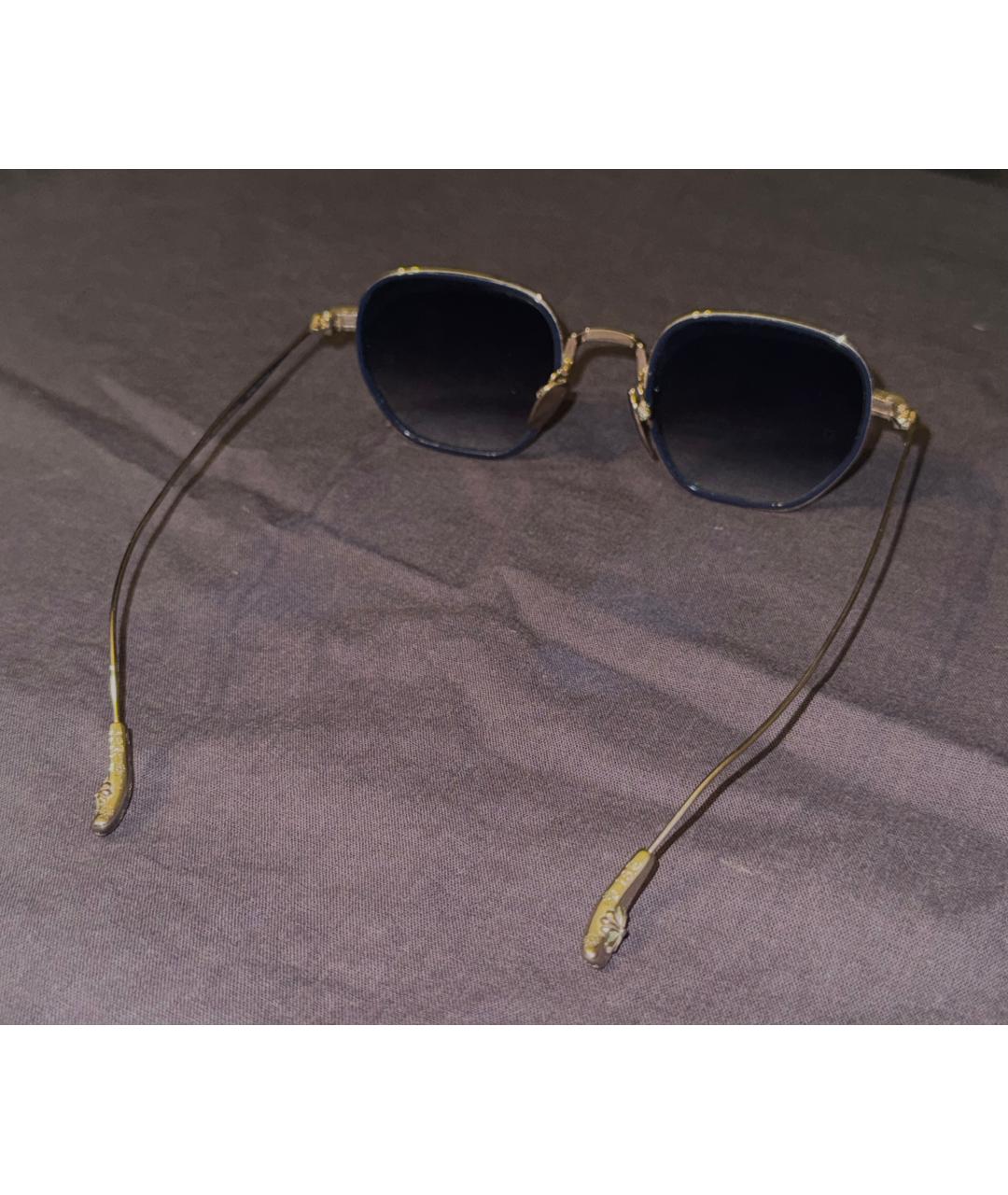 CHROME HEARTS Синие металлические солнцезащитные очки, фото 2