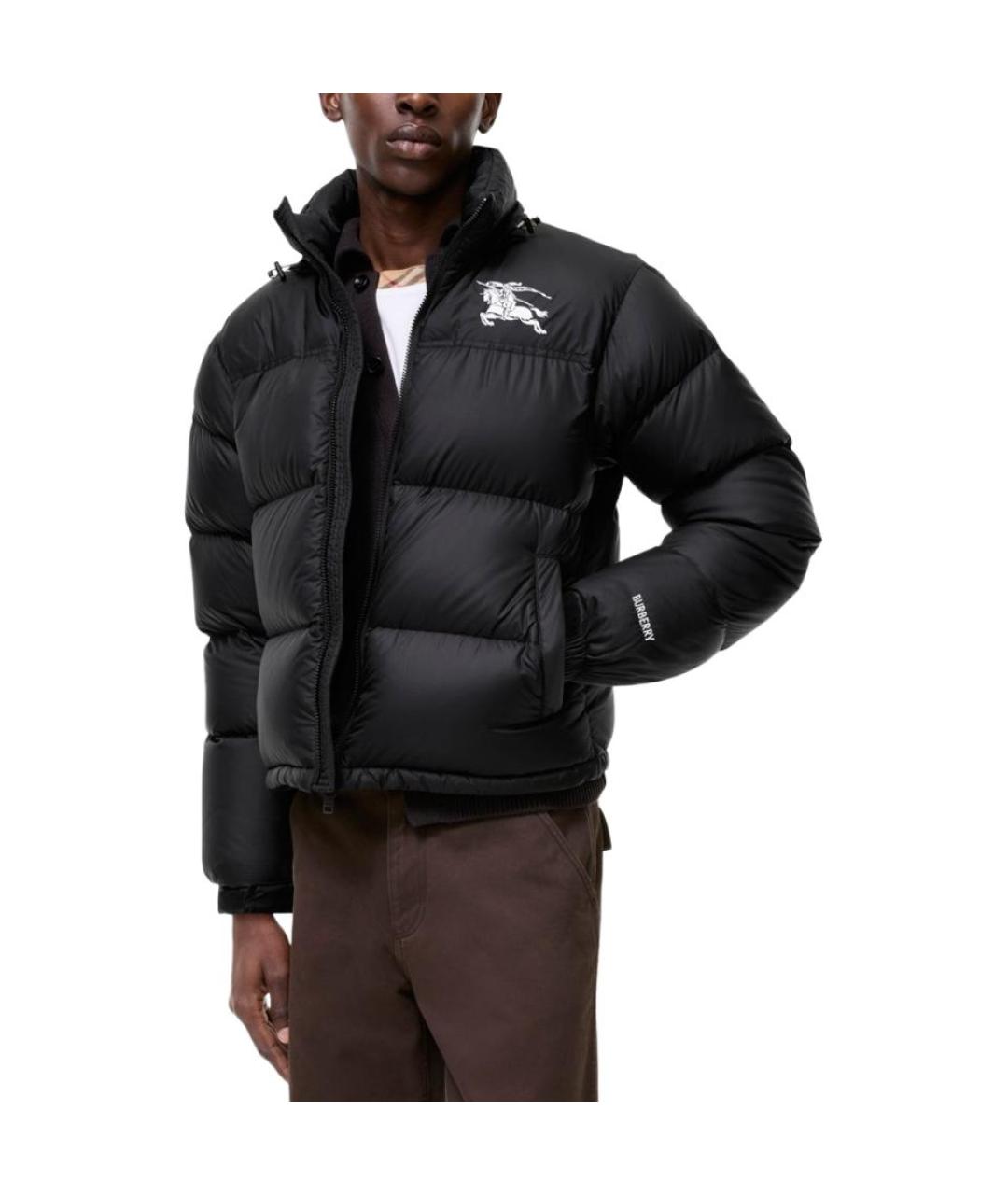 BURBERRY Черная куртка, фото 2