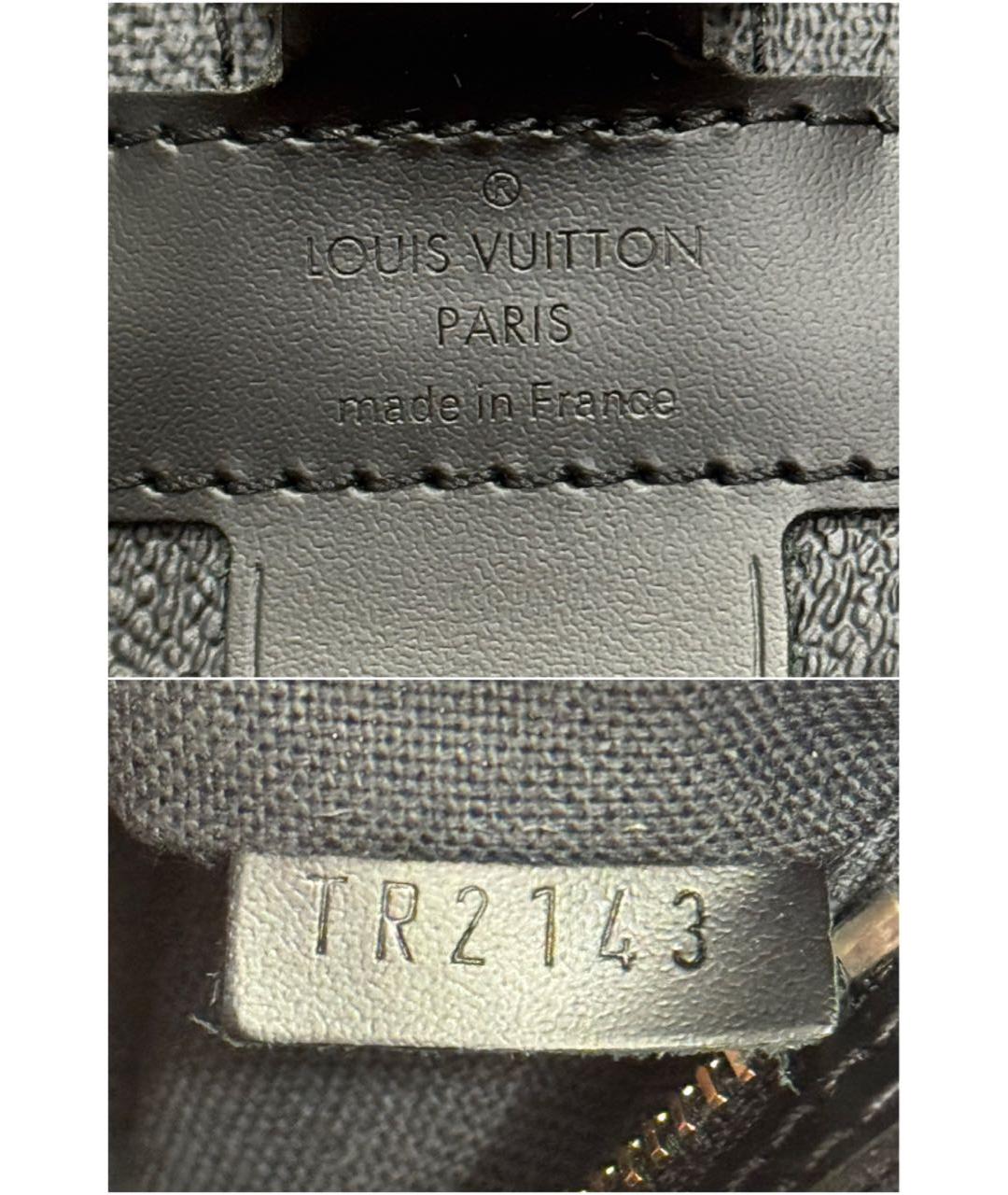 LOUIS VUITTON Черный портфель, фото 7