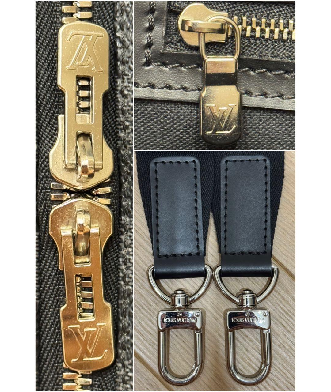 LOUIS VUITTON Черный портфель, фото 6