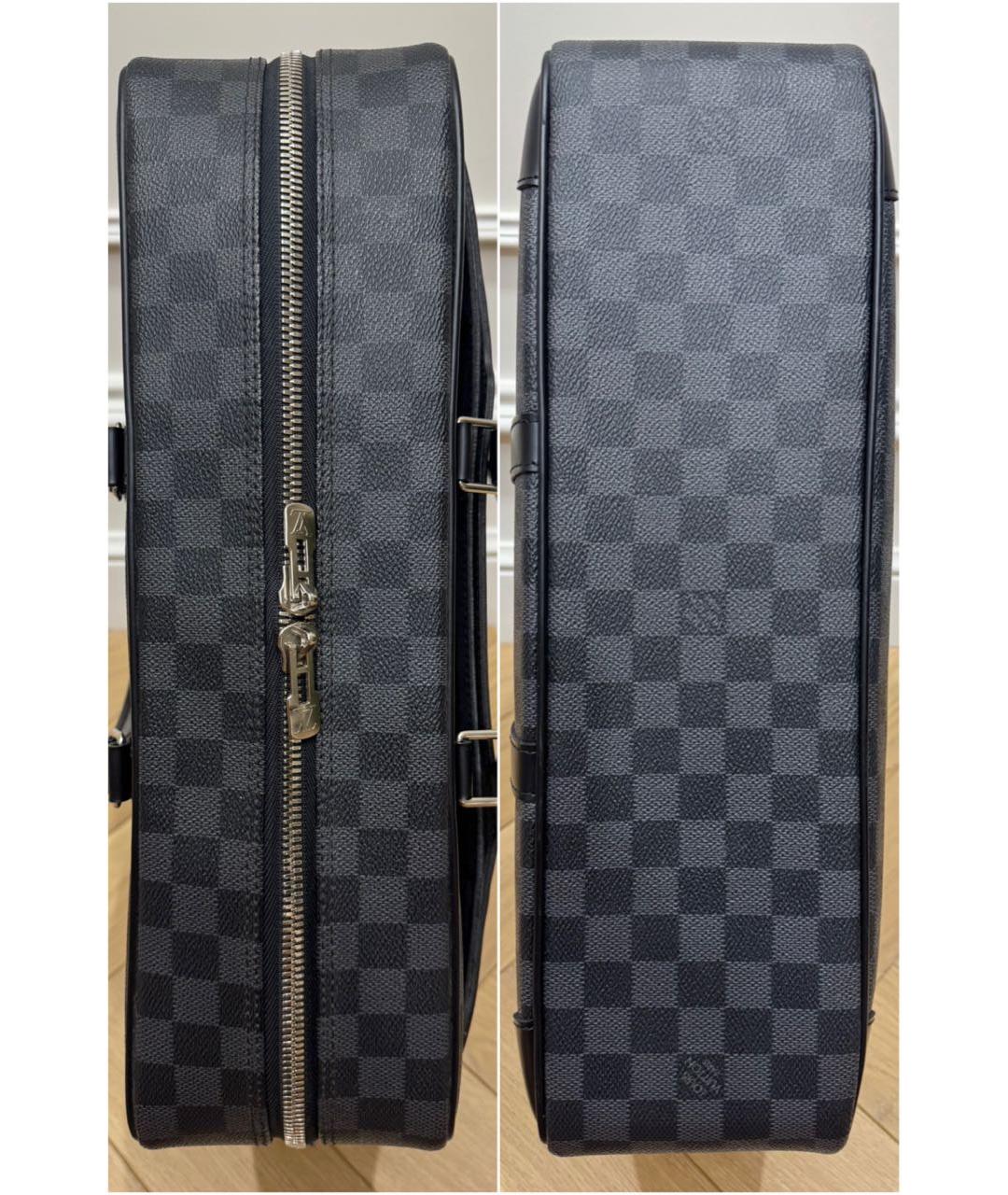 LOUIS VUITTON Черный портфель, фото 3