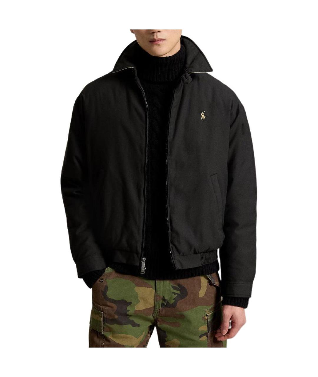 POLO RALPH LAUREN Черный пуховик, фото 3