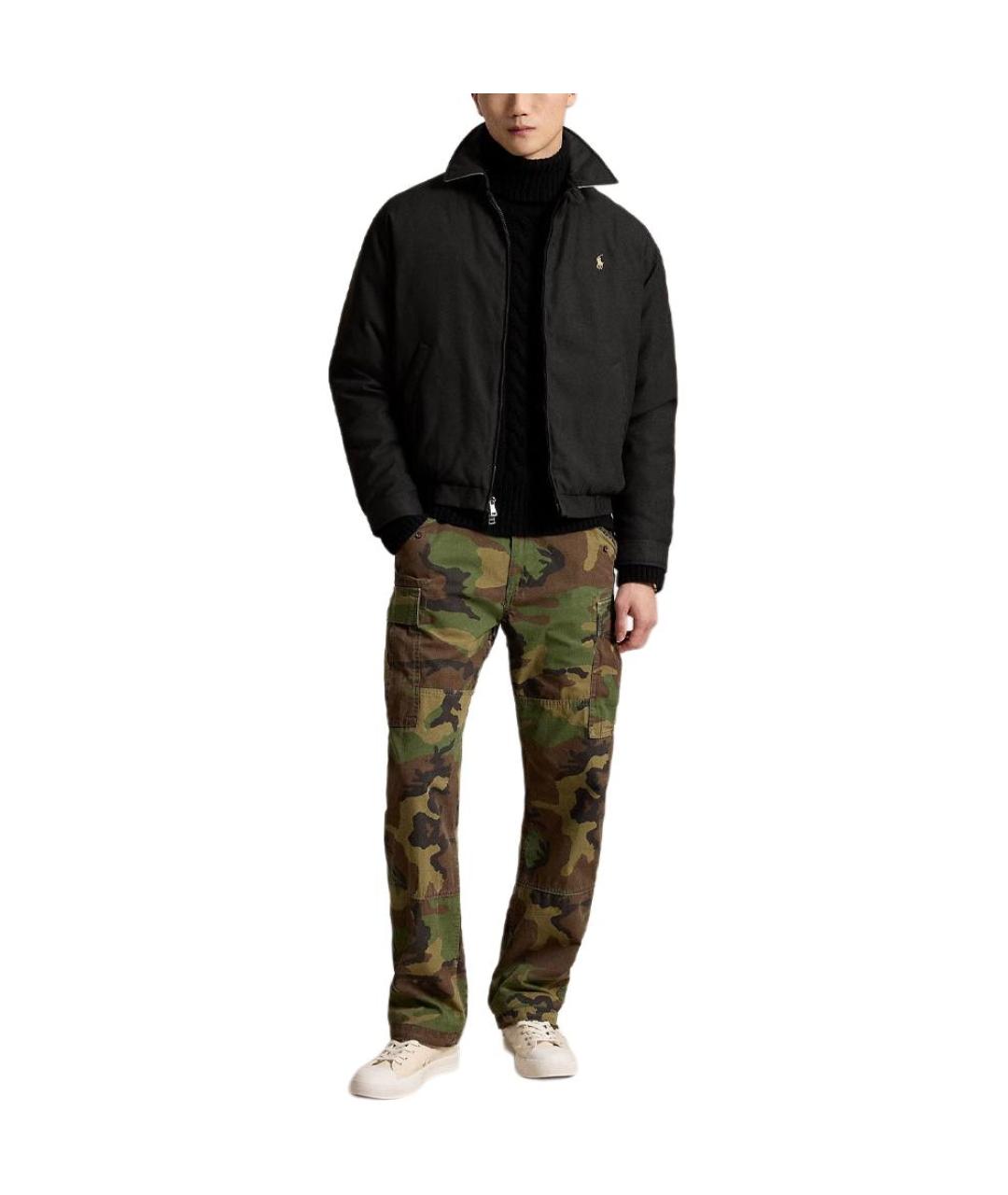POLO RALPH LAUREN Черный пуховик, фото 2