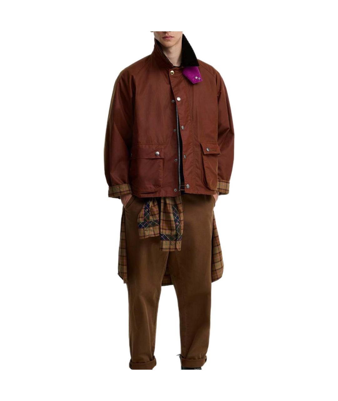 BARBOUR Коричневая куртка, фото 2