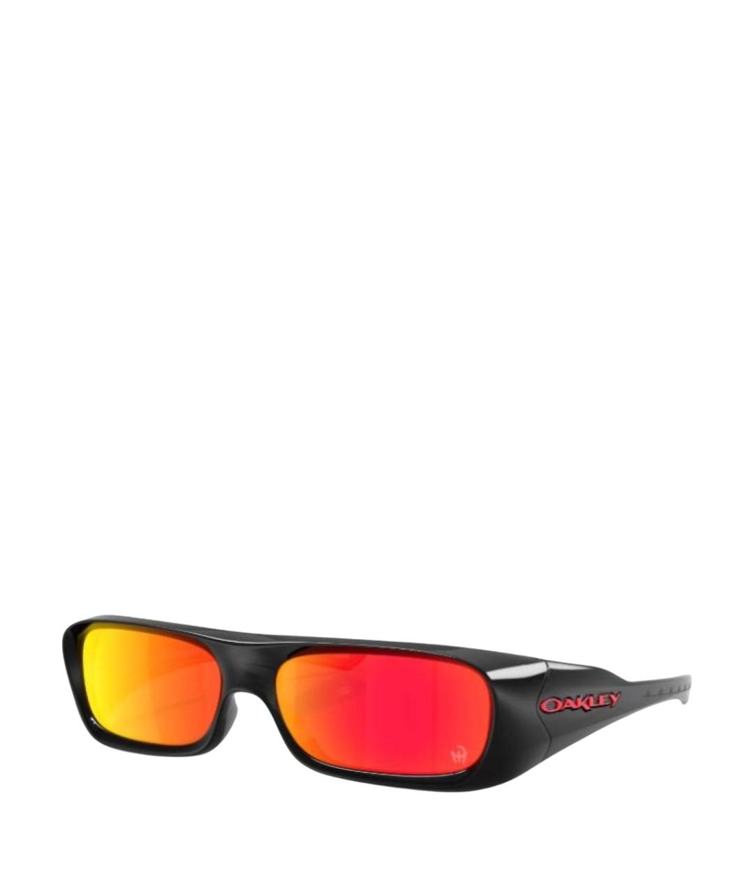 OAKLEY Черные пластиковые солнцезащитные очки, фото 1