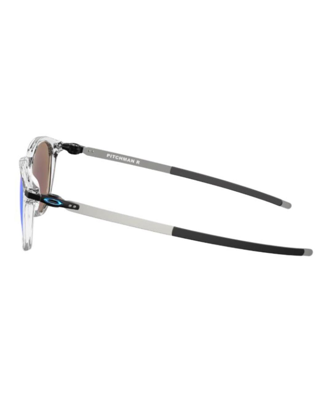 OAKLEY Серебряные пластиковые солнцезащитные очки, фото 3