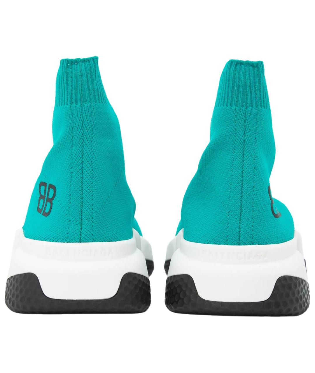 BALENCIAGA Бирюзовые кроссовки, фото 5