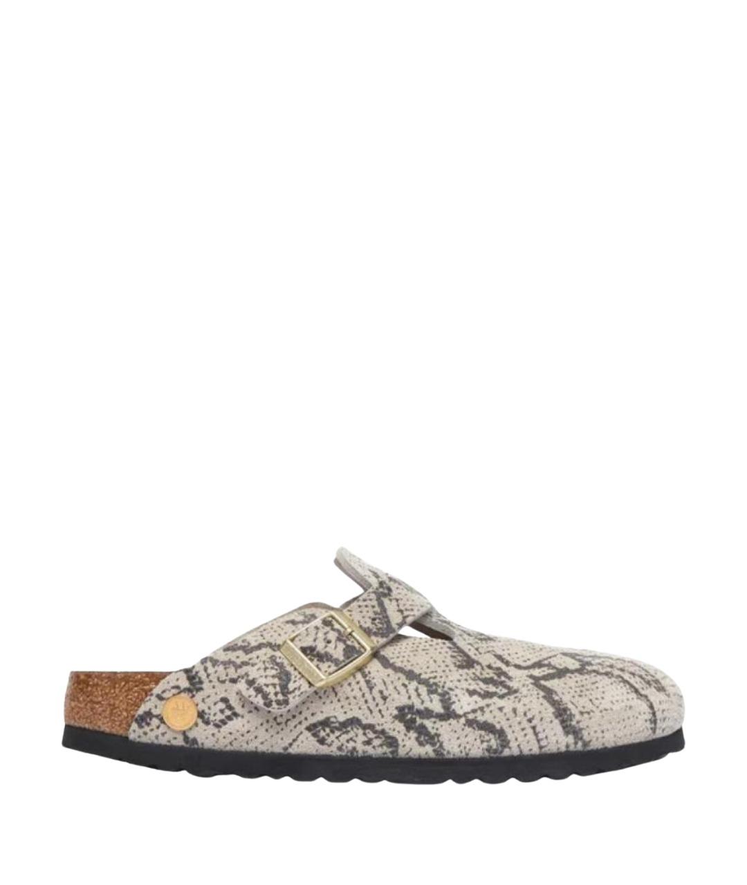 BIRKENSTOCK Бежевые сабо, фото 1