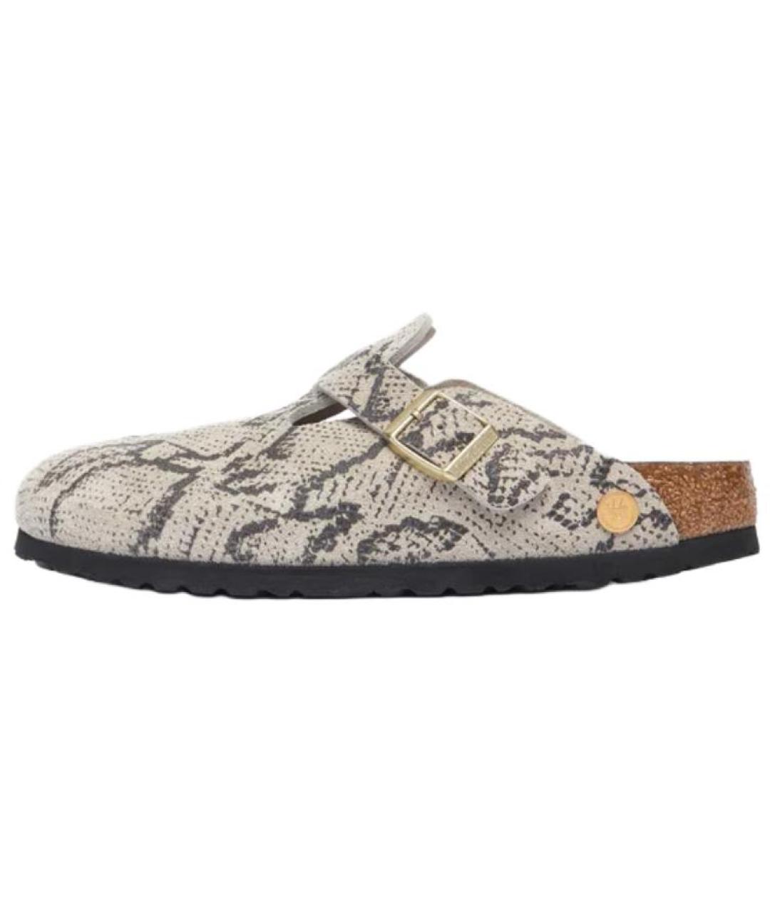 BIRKENSTOCK Бежевые сабо, фото 2