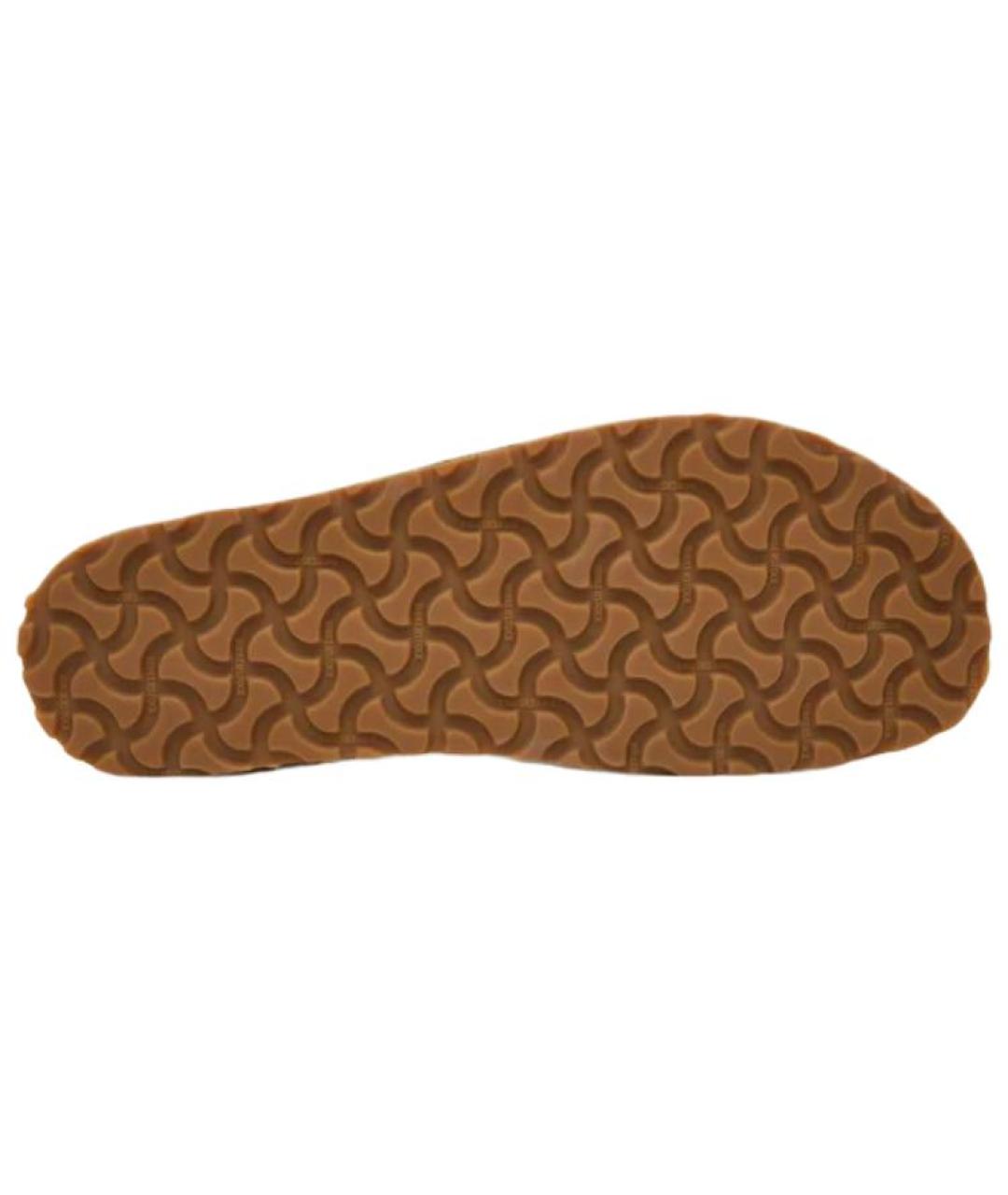 BIRKENSTOCK Коричневые замшевые низкие ботинки, фото 4