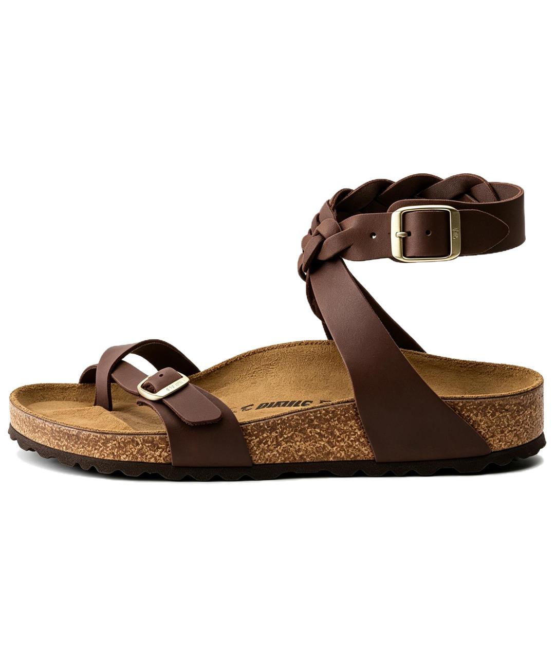 BIRKENSTOCK Коричневые сандалии, фото 4