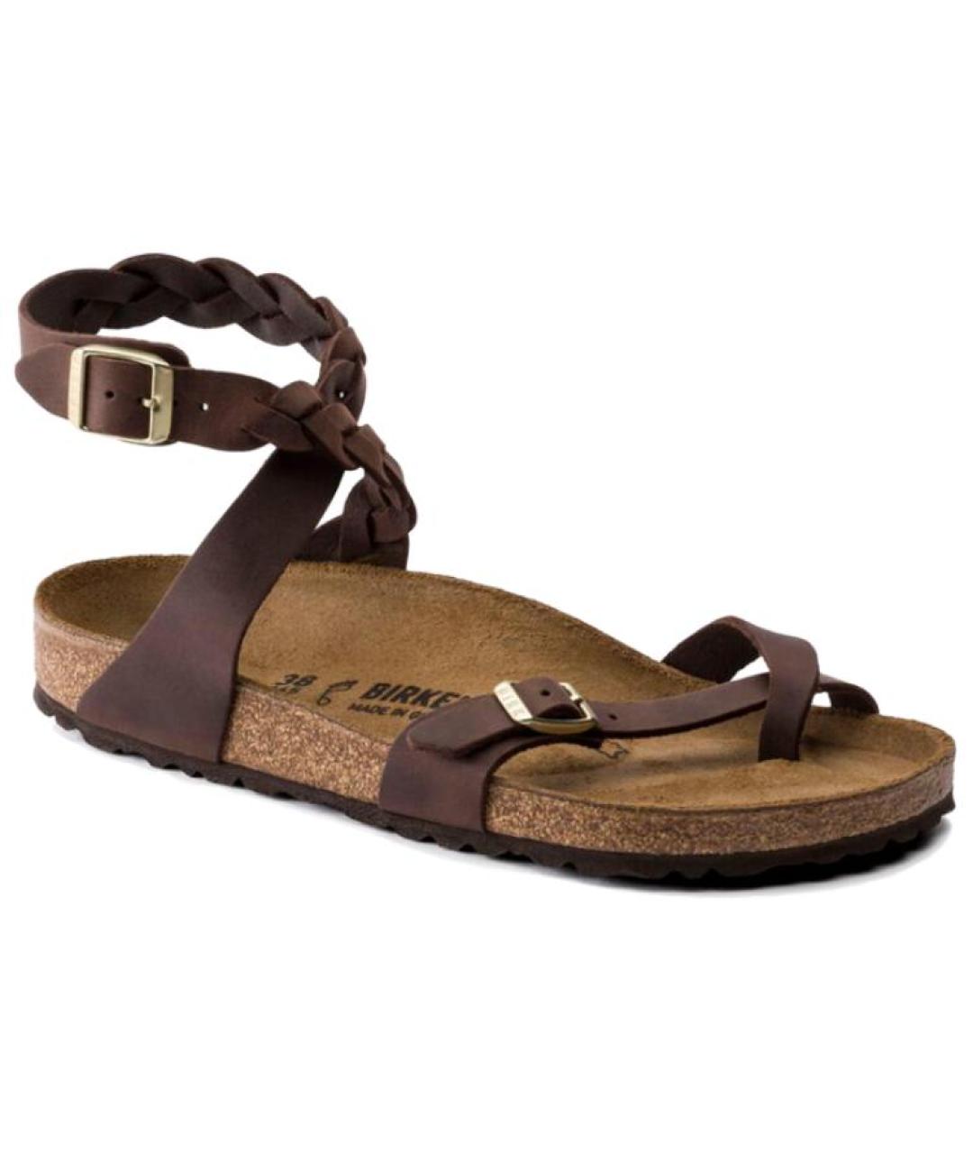 BIRKENSTOCK Коричневые сандалии, фото 2