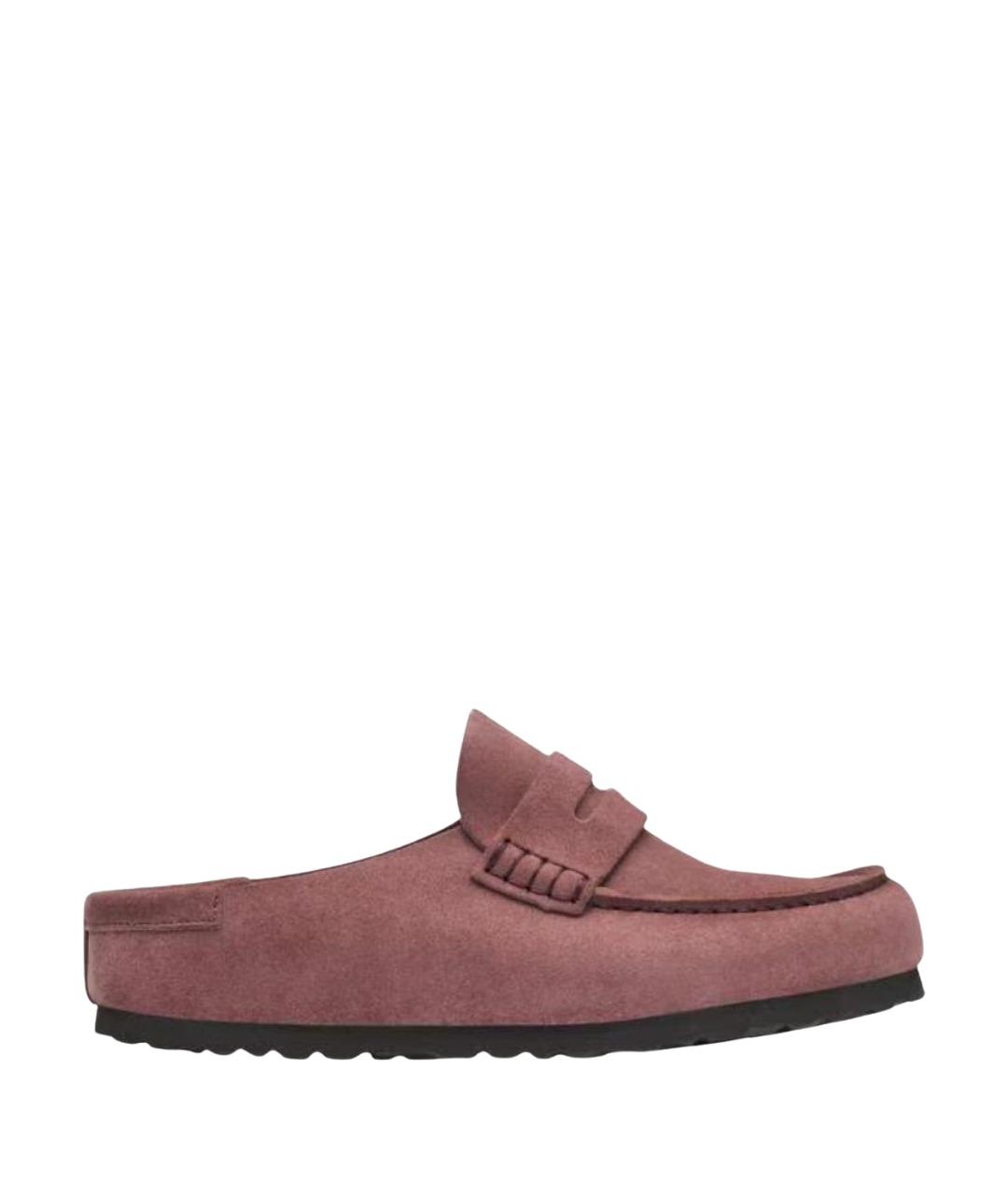 BIRKENSTOCK Фуксия замшевые мюли, фото 1