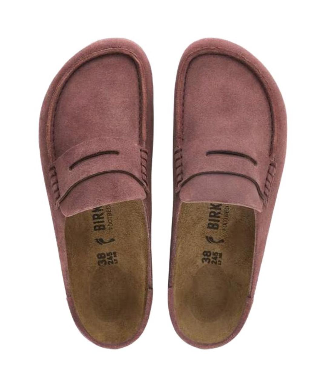 BIRKENSTOCK Фуксия замшевые мюли, фото 3