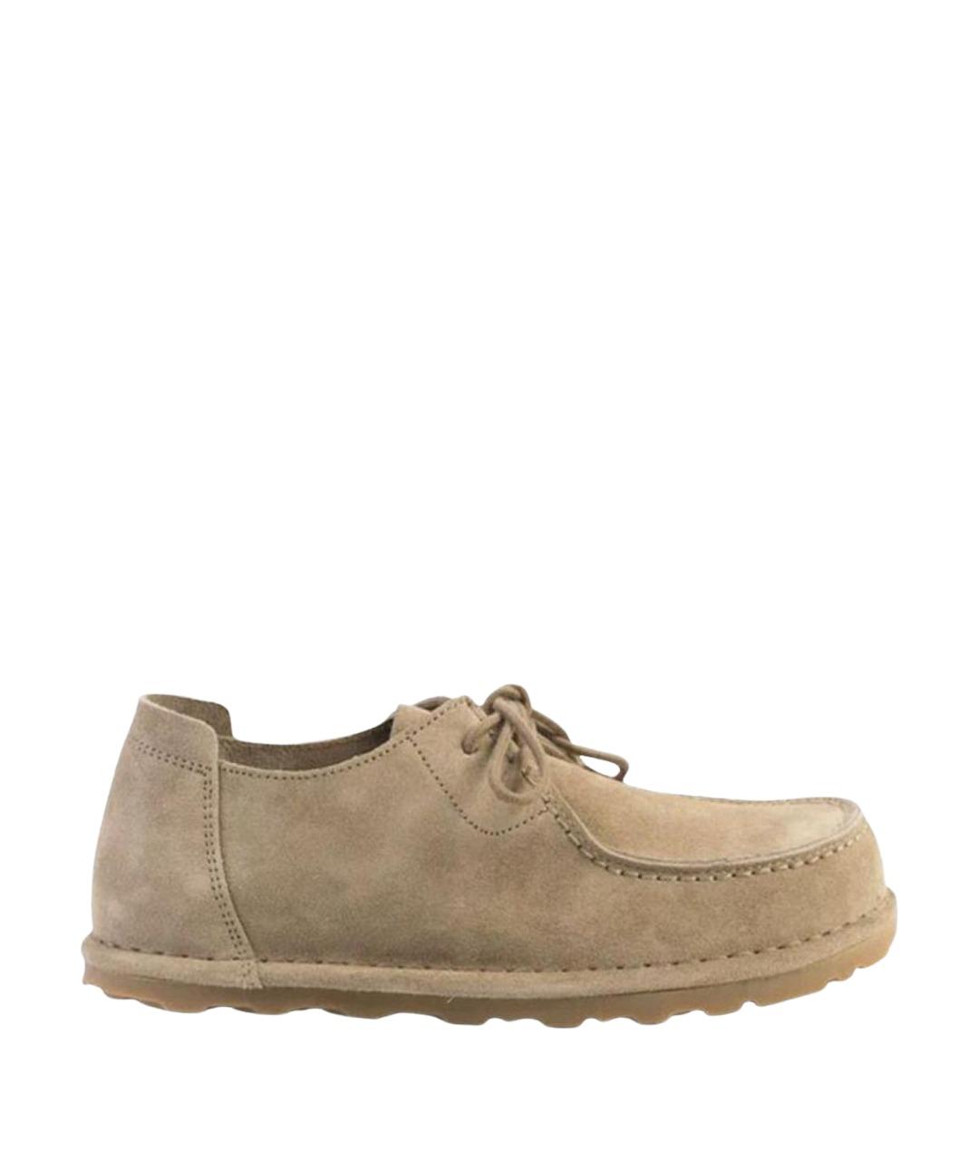 BIRKENSTOCK Коричневые замшевые ботинки, фото 1