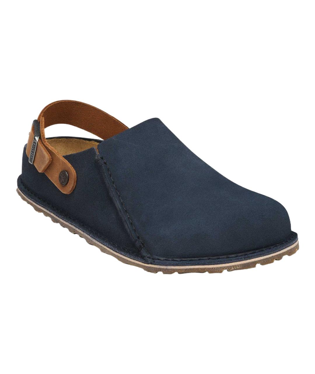 BIRKENSTOCK Синие замшевые сабо, фото 3