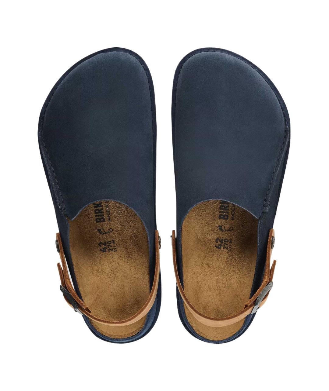 BIRKENSTOCK Синие замшевые сабо, фото 4