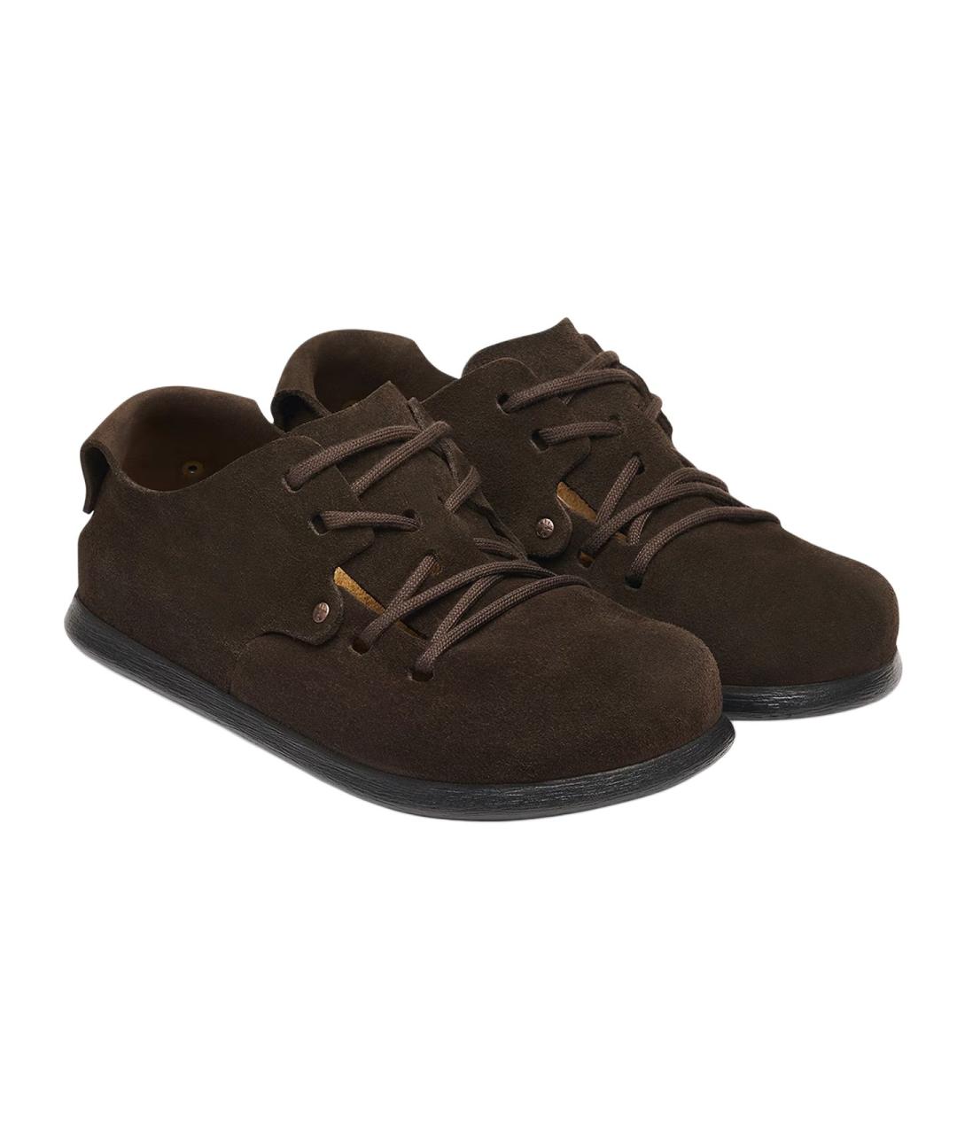 BIRKENSTOCK Коричневые замшевые ботинки, фото 5