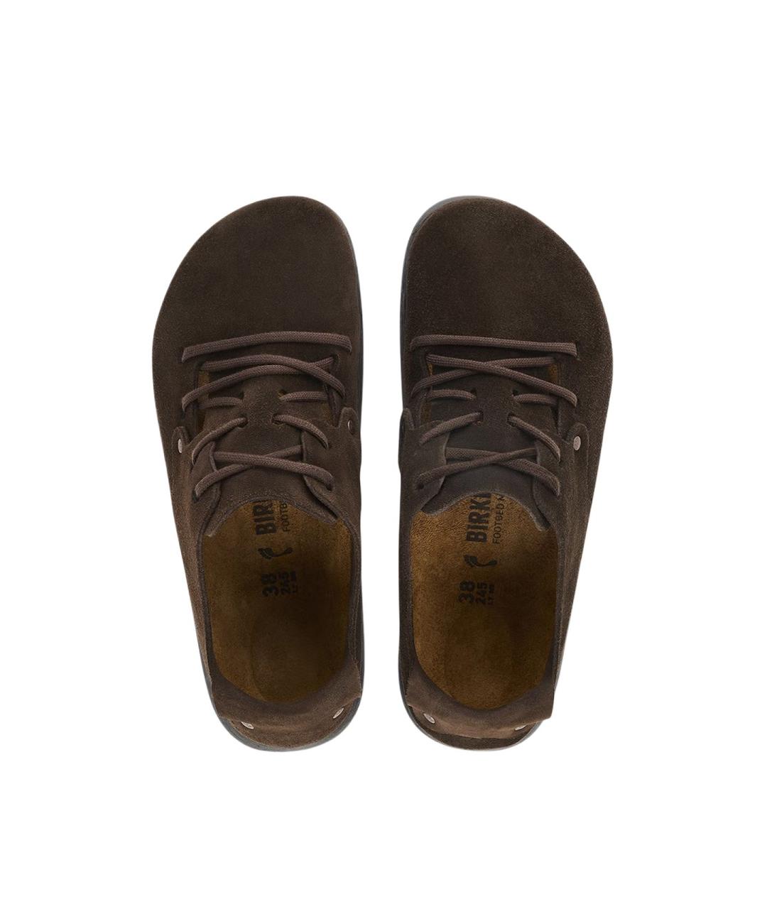 BIRKENSTOCK Коричневые замшевые ботинки, фото 4