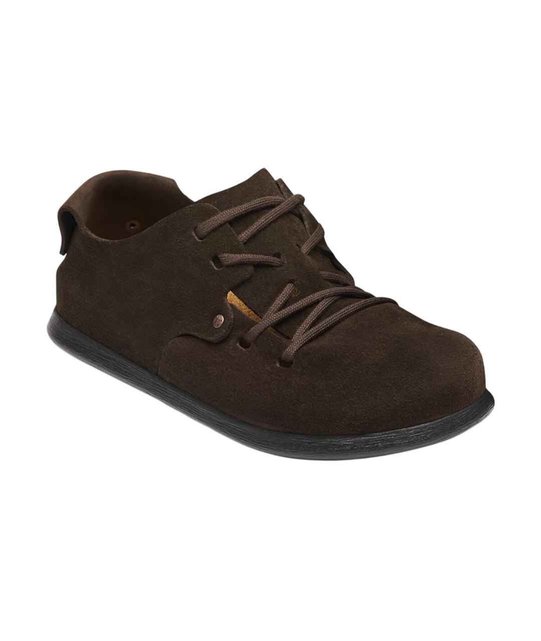 BIRKENSTOCK Коричневые замшевые ботинки, фото 3
