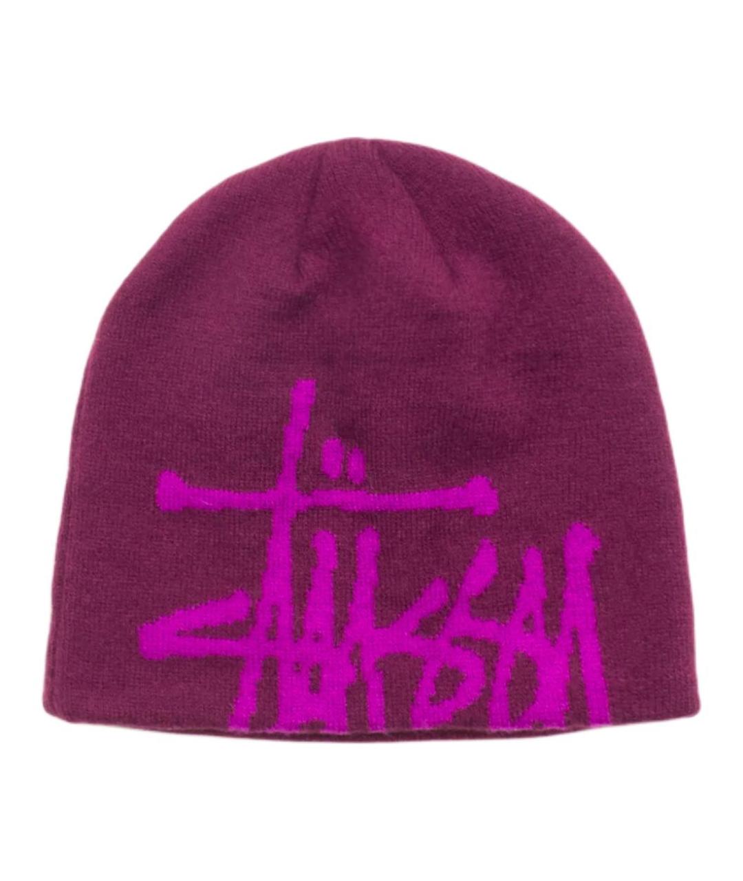 STUSSY Фуксия шапка, фото 1