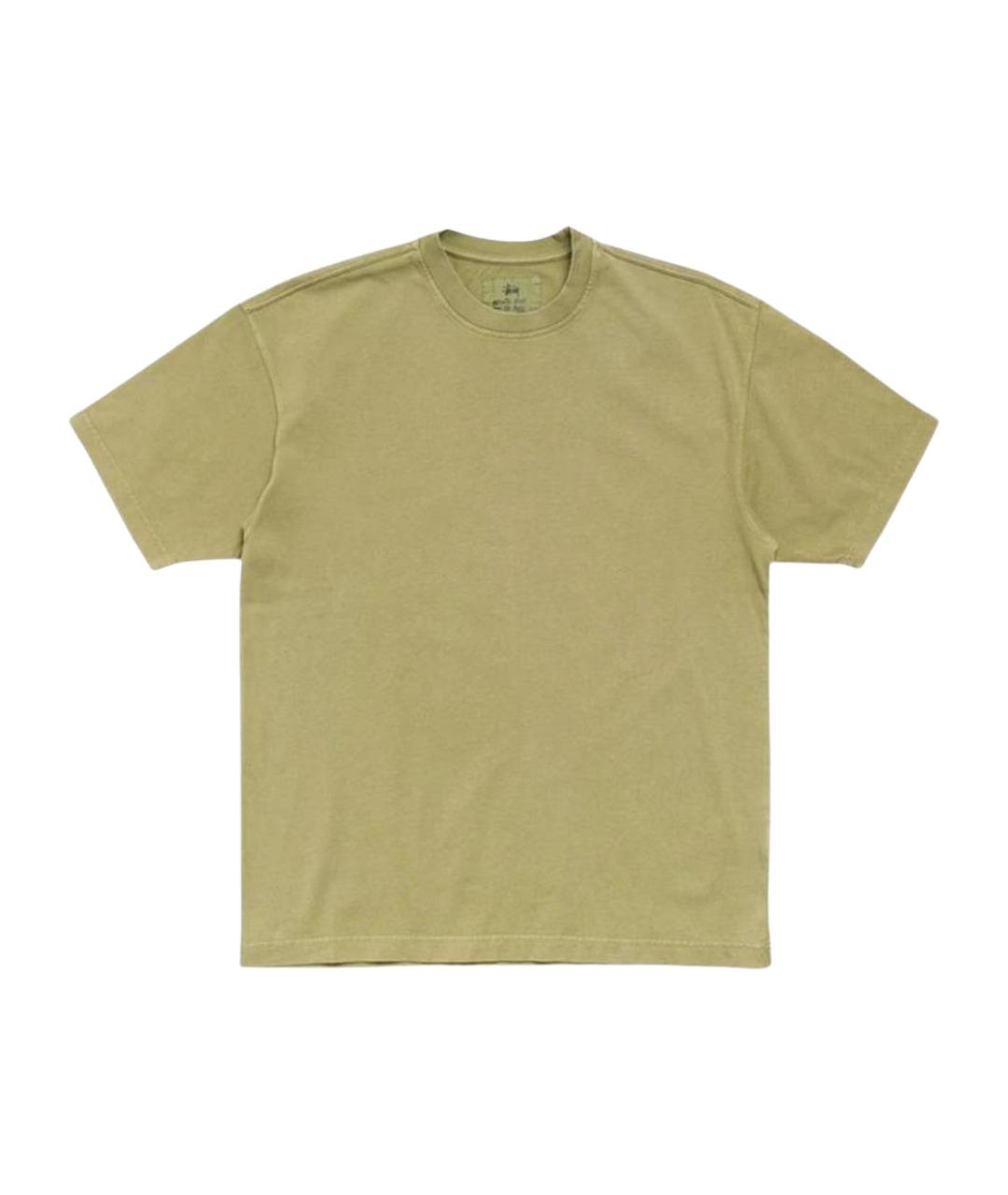 STUSSY Зеленая футболка, фото 1