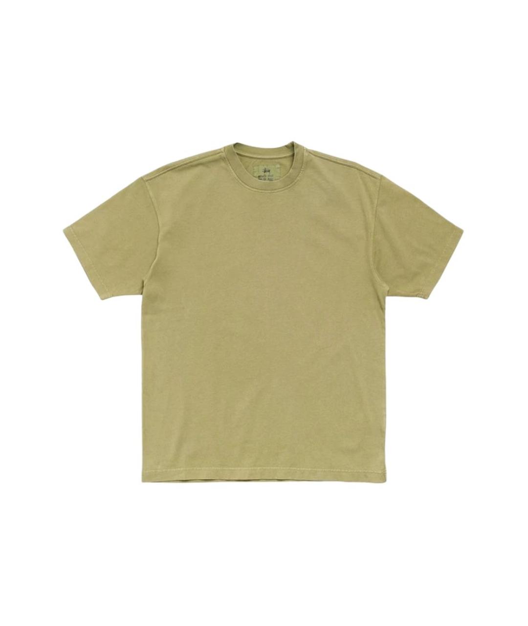 STUSSY Зеленая футболка, фото 3
