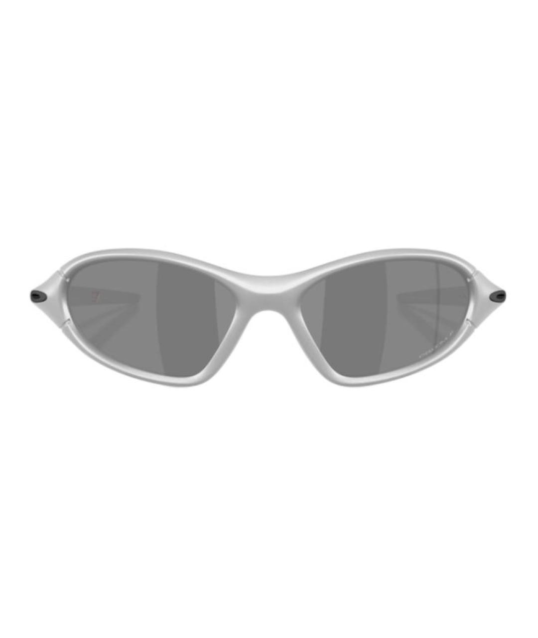 OAKLEY Серебряные пластиковые солнцезащитные очки, фото 2