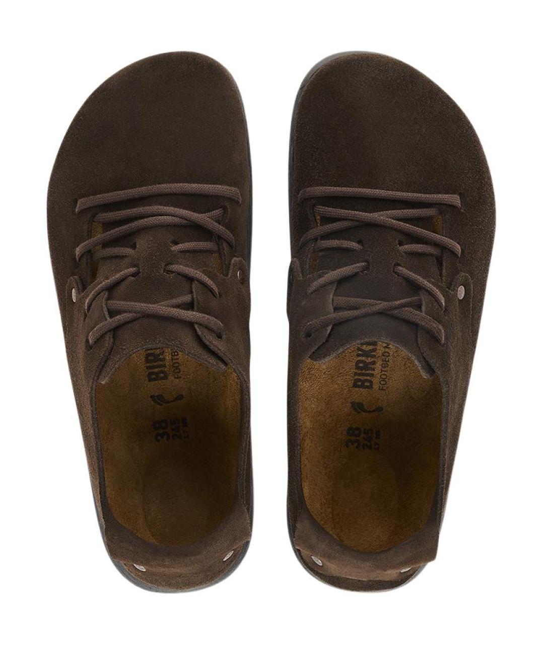 BIRKENSTOCK Коричневые замшевые ботинки, фото 3