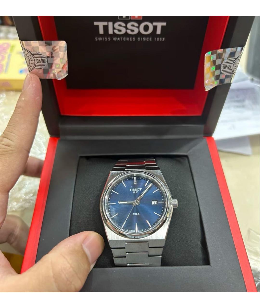 TISSOT Синие часы, фото 3