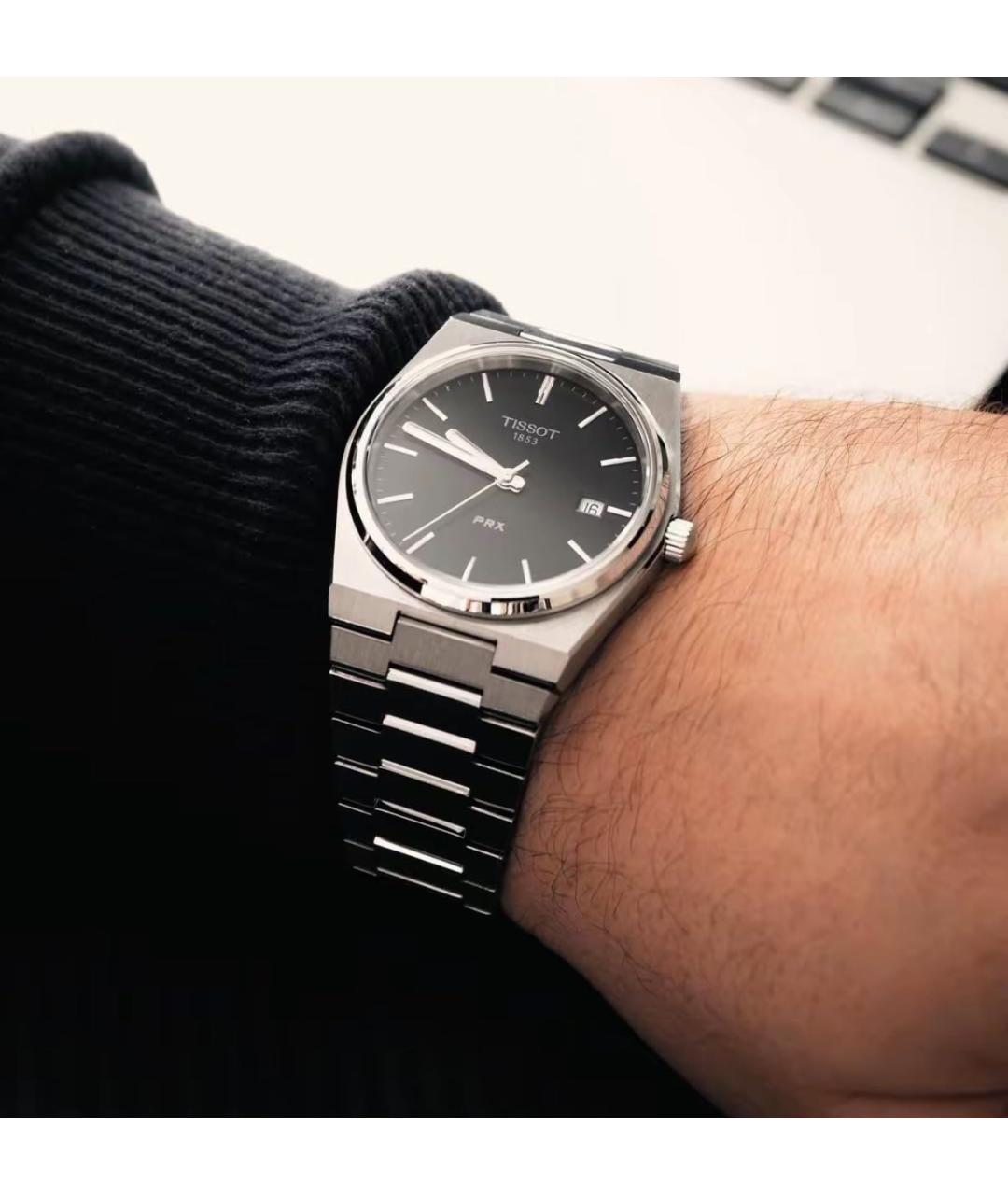 TISSOT Черные часы, фото 6