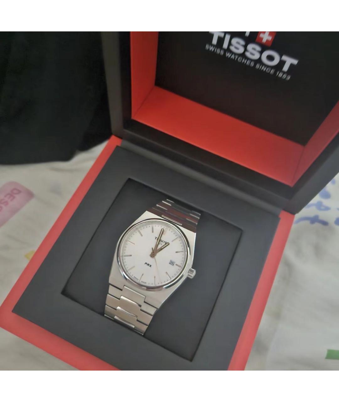 TISSOT Белые часы, фото 4