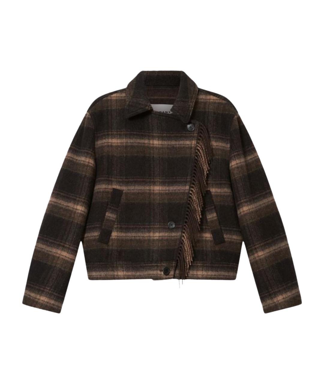 ISABEL MARANT ETOILE Черное полиамидовое пальто, фото 1