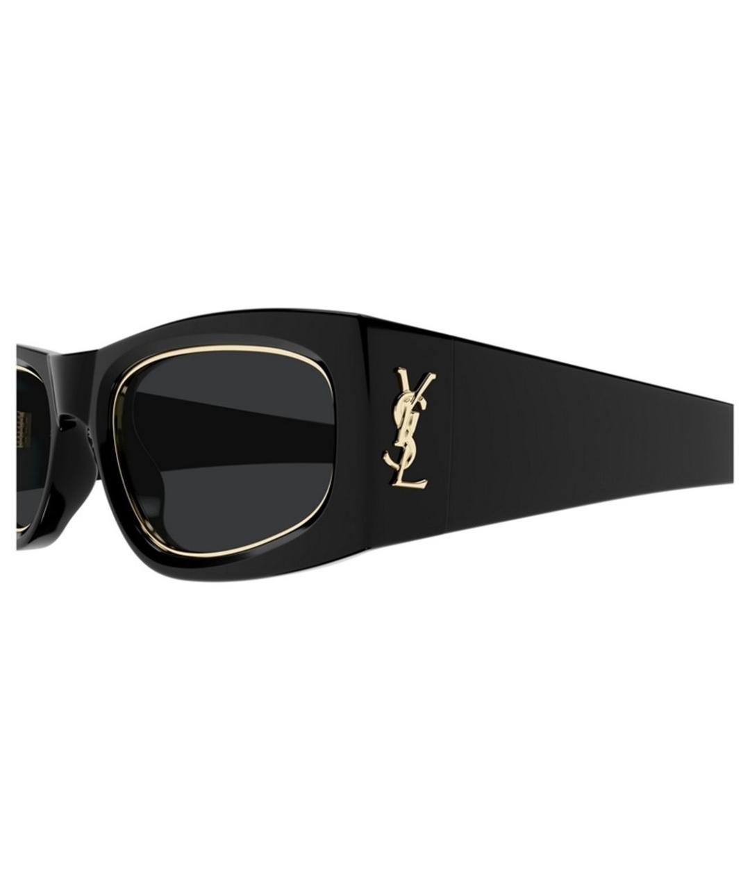 SAINT LAURENT Черные солнцезащитные очки, фото 3
