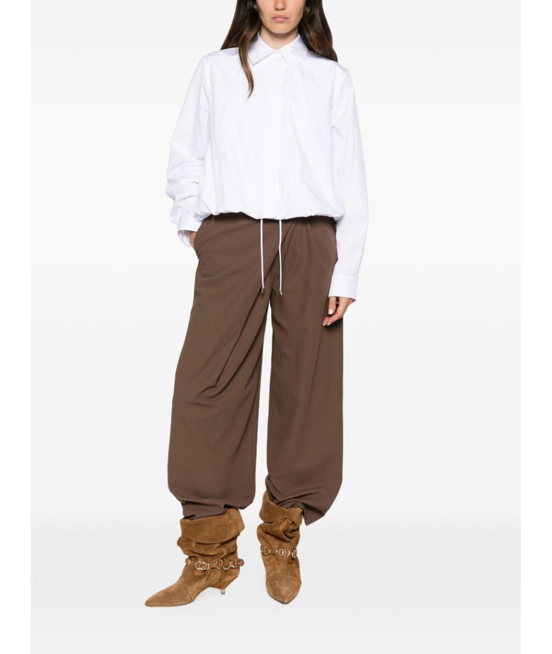 LOEWE Белая хлопковая рубашка, фото 3