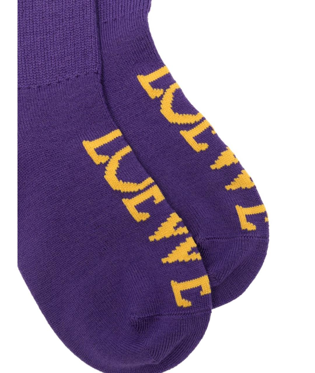 LOEWE Фиолетовые носки, чулки и колготы, фото 3