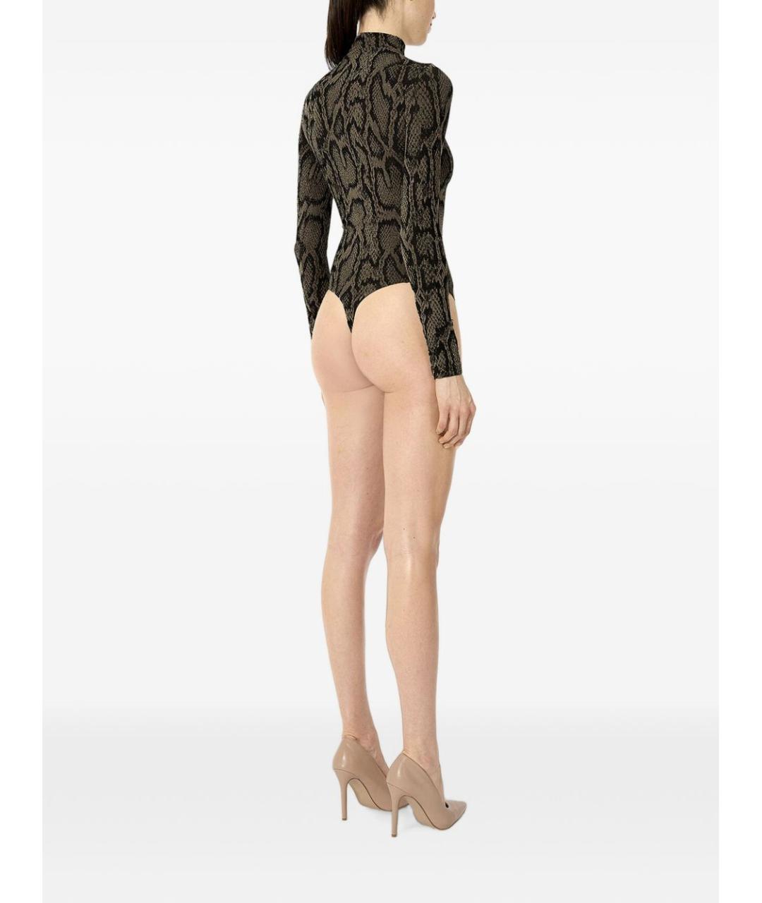 WOLFORD Зеленое полиамидовое боди, фото 2