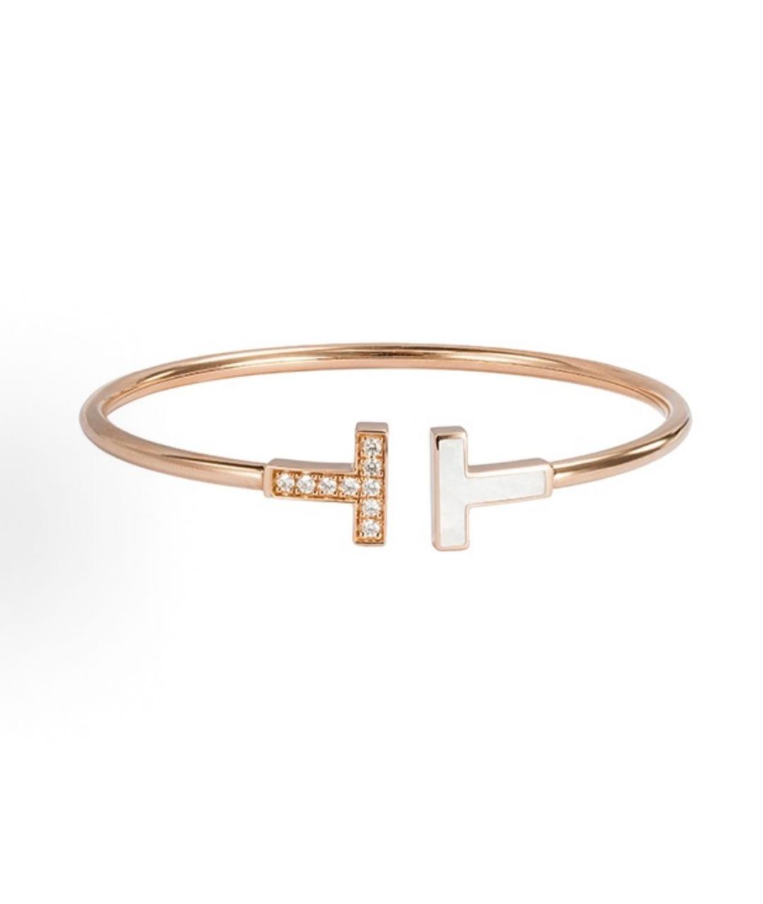TIFFANY&CO Белый браслет из розового золота, фото 3