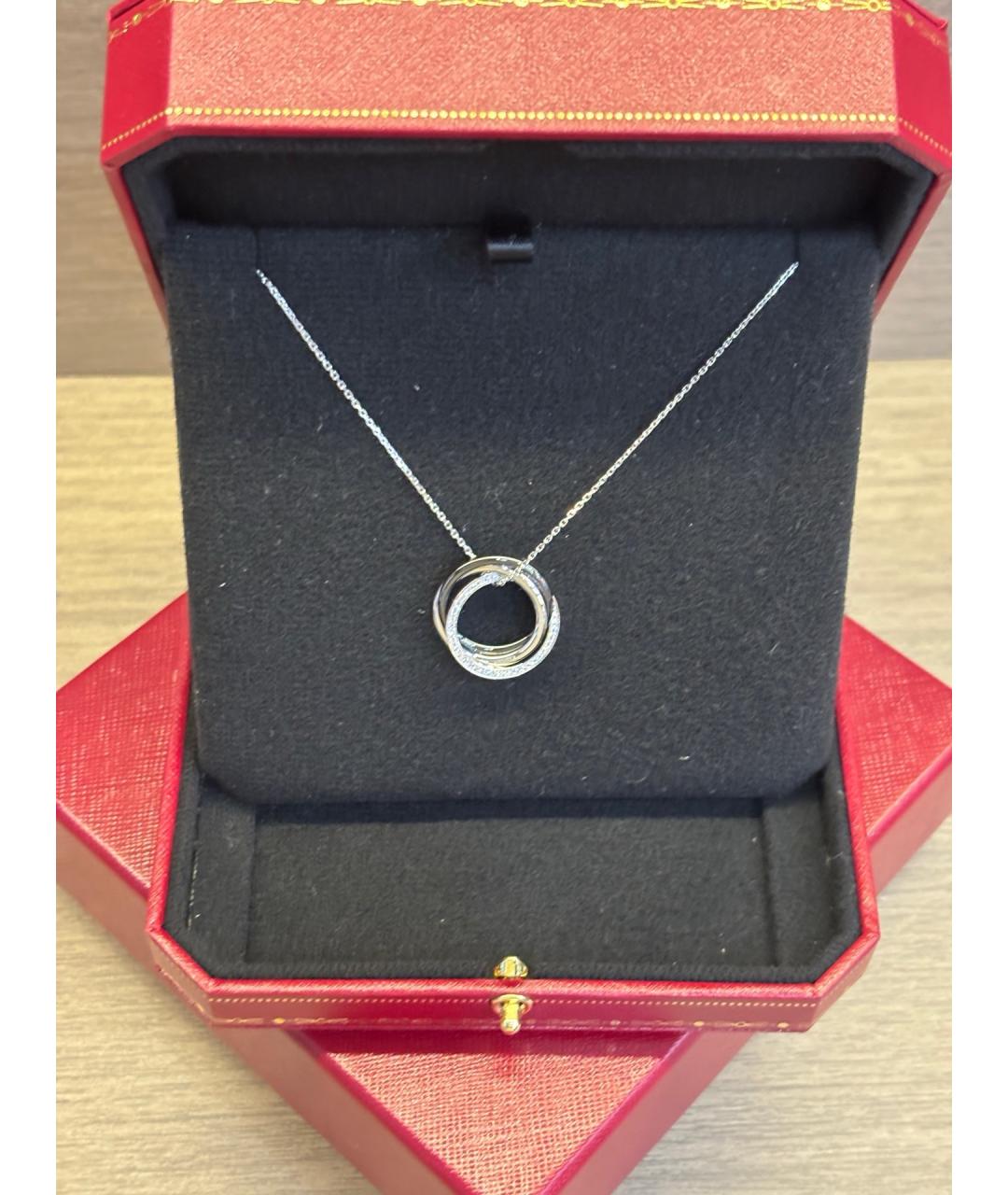 CARTIER Серебряная подвеска из белого золота, фото 5