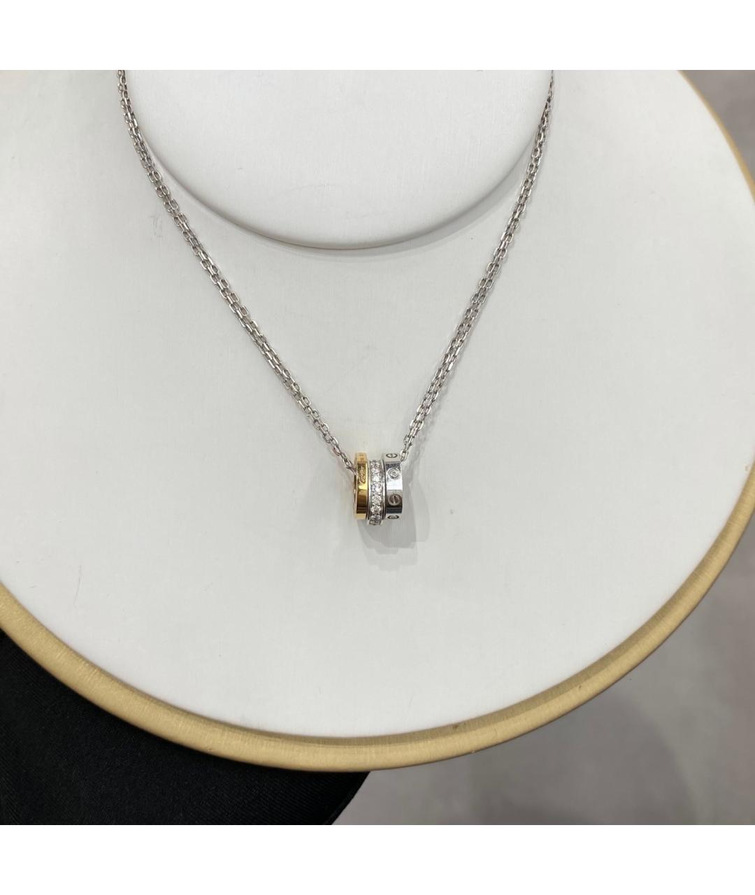 CARTIER Серебряный кулон из белого золота, фото 2