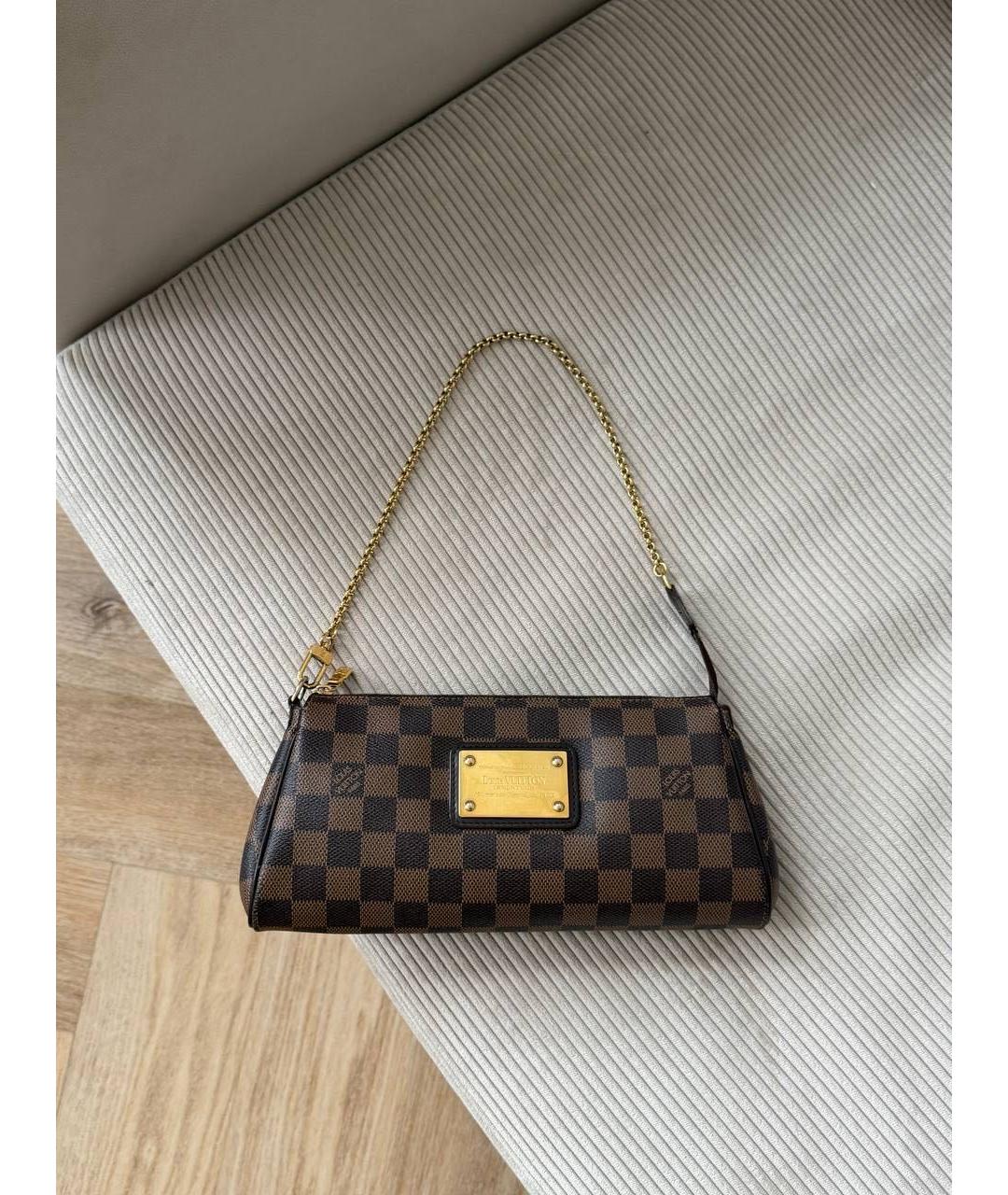 LOUIS VUITTON Коричневая сумка через плечо из канвы, фото 5
